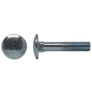 Болт меблевий з напівкруглою головкою і квадратним підголівником DIN 603 8,8 оцинкований
