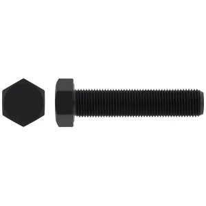 Болт высокопрочный с шестигранной головкой и полной мелкой резьбой DIN 961 10,9 без покрытия
