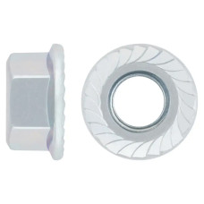 Гайка із зуб. фланцем DIN 6923 6 оцинкована