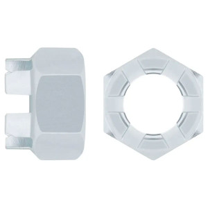 Гайка корончата прорізна DIN 935 8 оцинкована