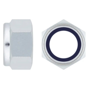 Гайка самоконтрящая низкая DIN 985 8 оцинкованная