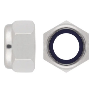 Гайка нержавеющая самоконтрящая низкая DIN 985 А2