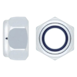 Гайка самоконтрящая высокая DIN 982 8 оцинкованная