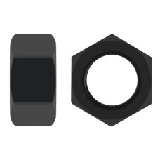 Гайка шестигранная DIN 934 10 черная