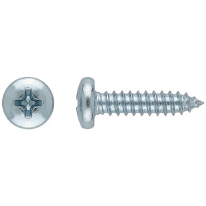 Саморіз з напівкруглою головкою DIN 7981 оцинкований