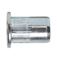 Гайка клепальна нержавіюча з пл. бурт. А2